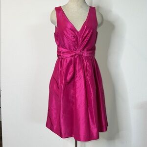 Banana Republic Madmen Series Silk Taffeta Fit and Flare Sleeveless Dress